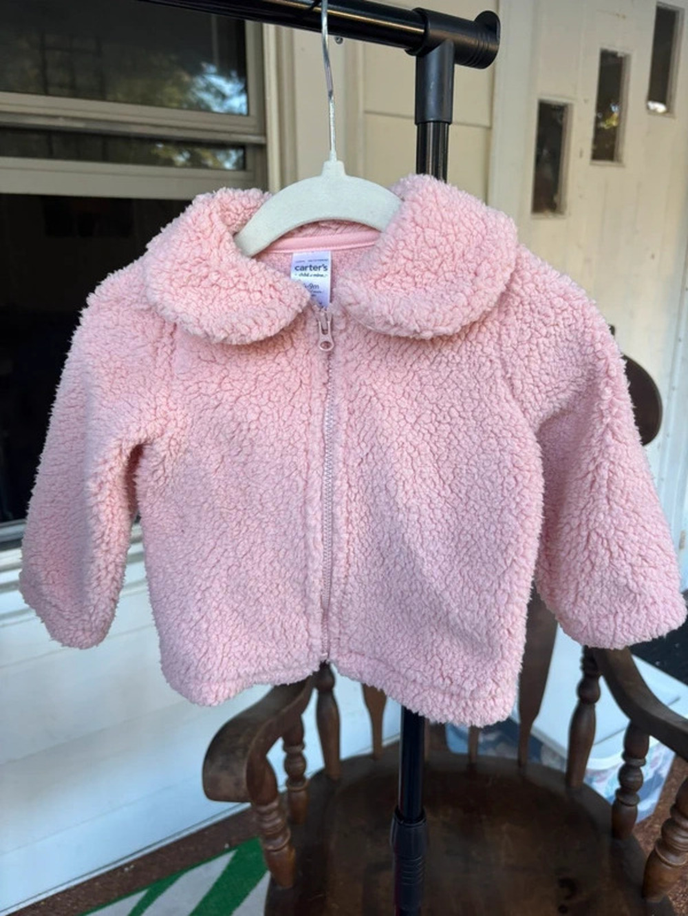 Carter’s Child of Mine Pink Sherpa Fleece Jacket 6–9M